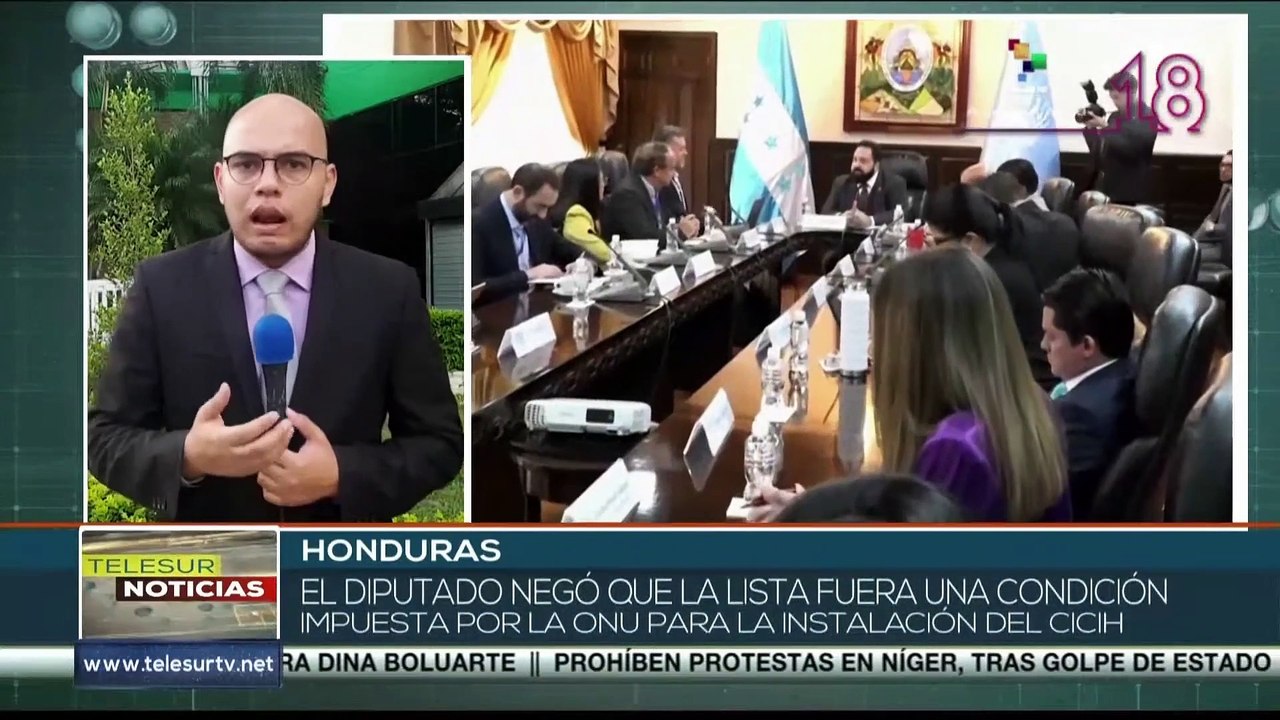 Presidente del Congreso Nacional de Honduras informó sobre el establecimiento de comisión contra la corrupción