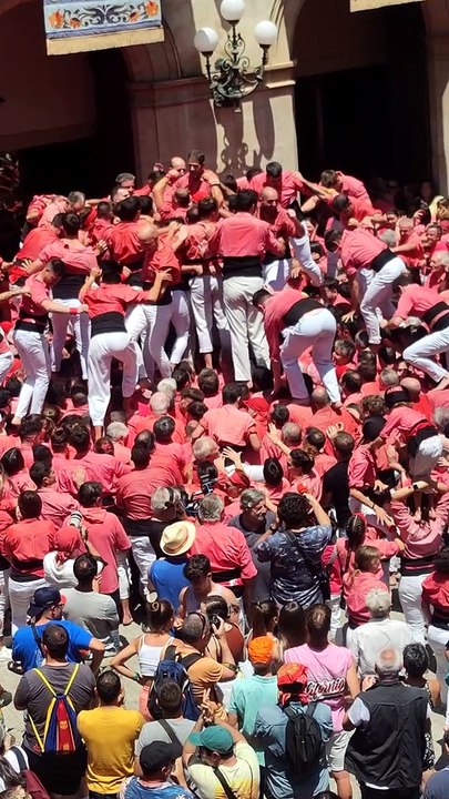 Human Tower in Tarragona