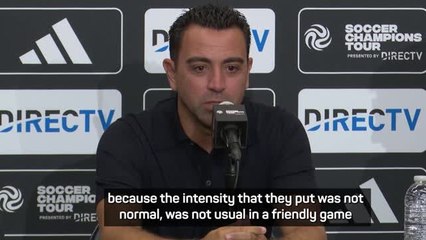Arsenal treated friendly like a 'Champions League game' - Xavi