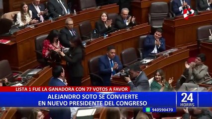 Alejandro Soto asegura que trabajará por revertir el bajo nivel de aceptación que tiene el Congreso