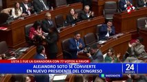 Alejandro Soto asegura que trabajará por revertir el bajo nivel de aceptación que tiene el Congreso