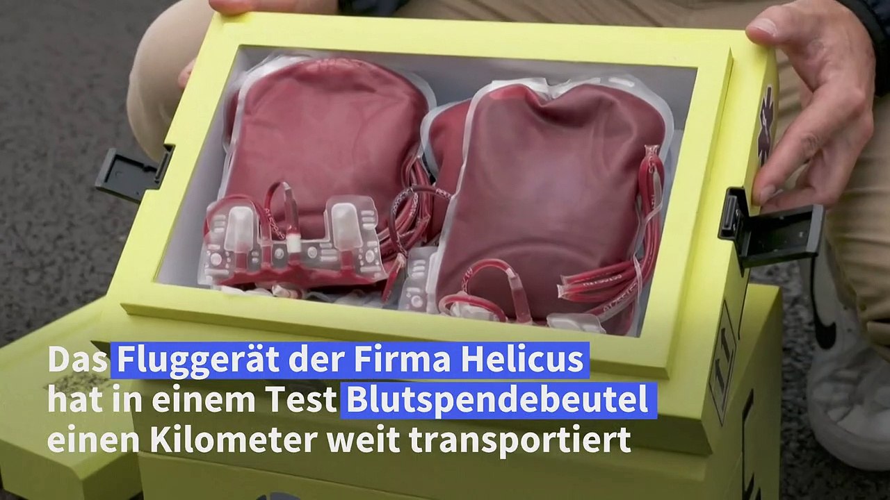 Spezialdrohne für Medizintransporte hebt erstmals in EU ab