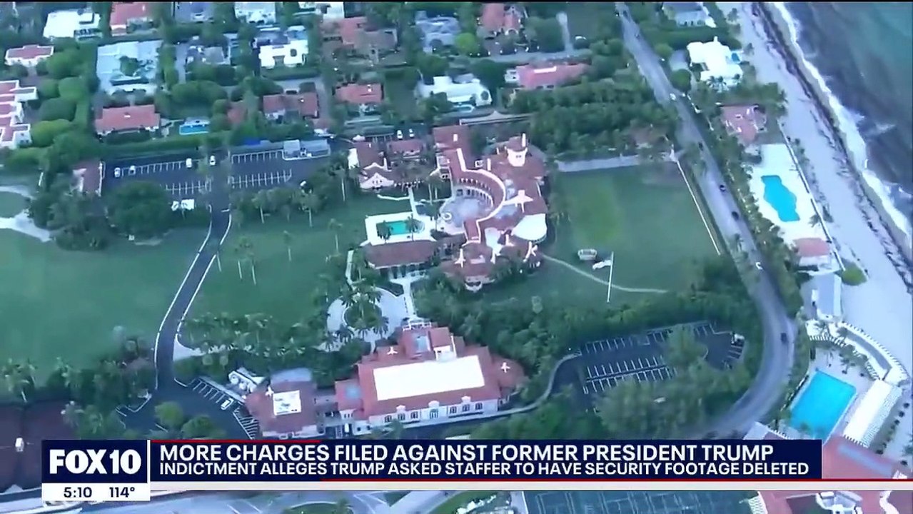 Les procureurs fédéraux alourdissent les charges pesant sur Donald Trump et l'accusent d'avoir voulu soustraire des images de vidéo-surveillance à la justice