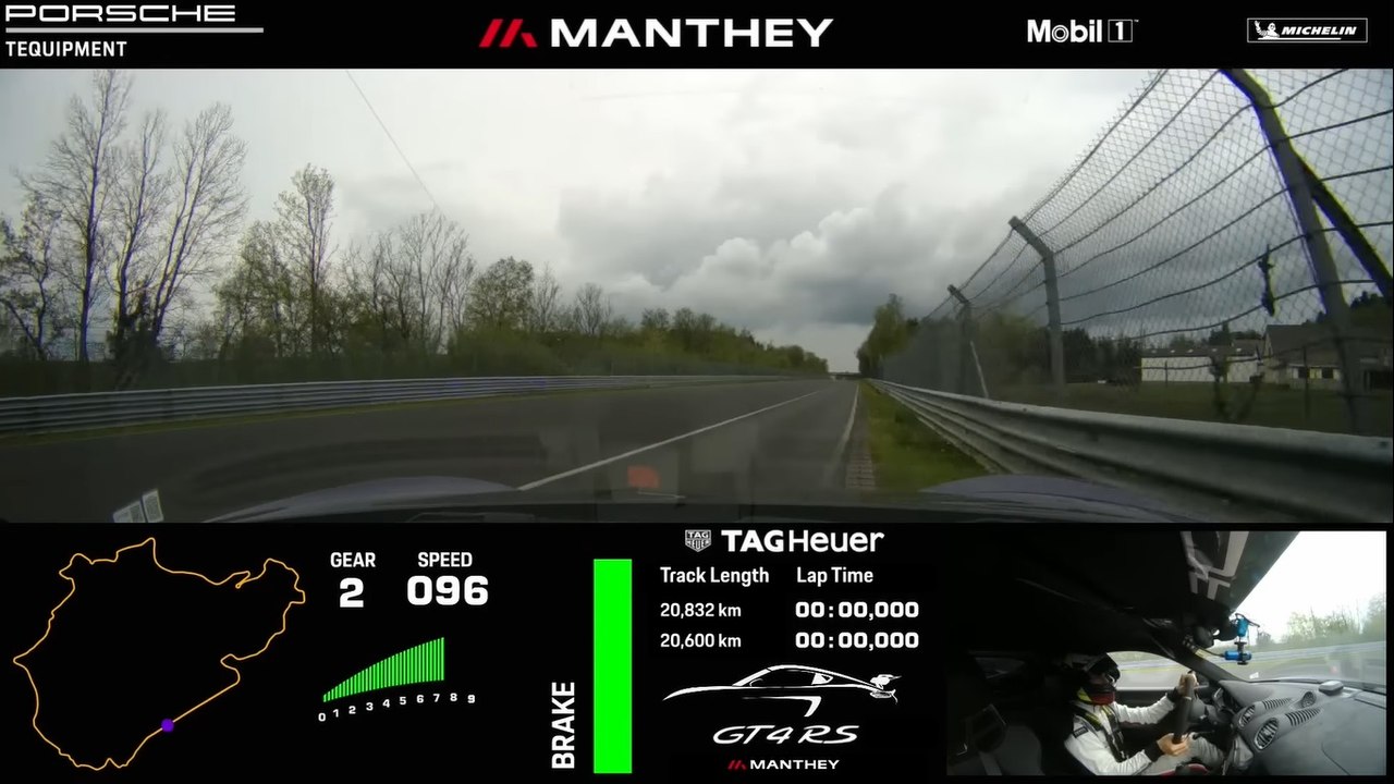 VÍDEO: Este Porsche 718 Cayman GT4 RS Manthey Racing da una vuelta de récord a Nürburgring
