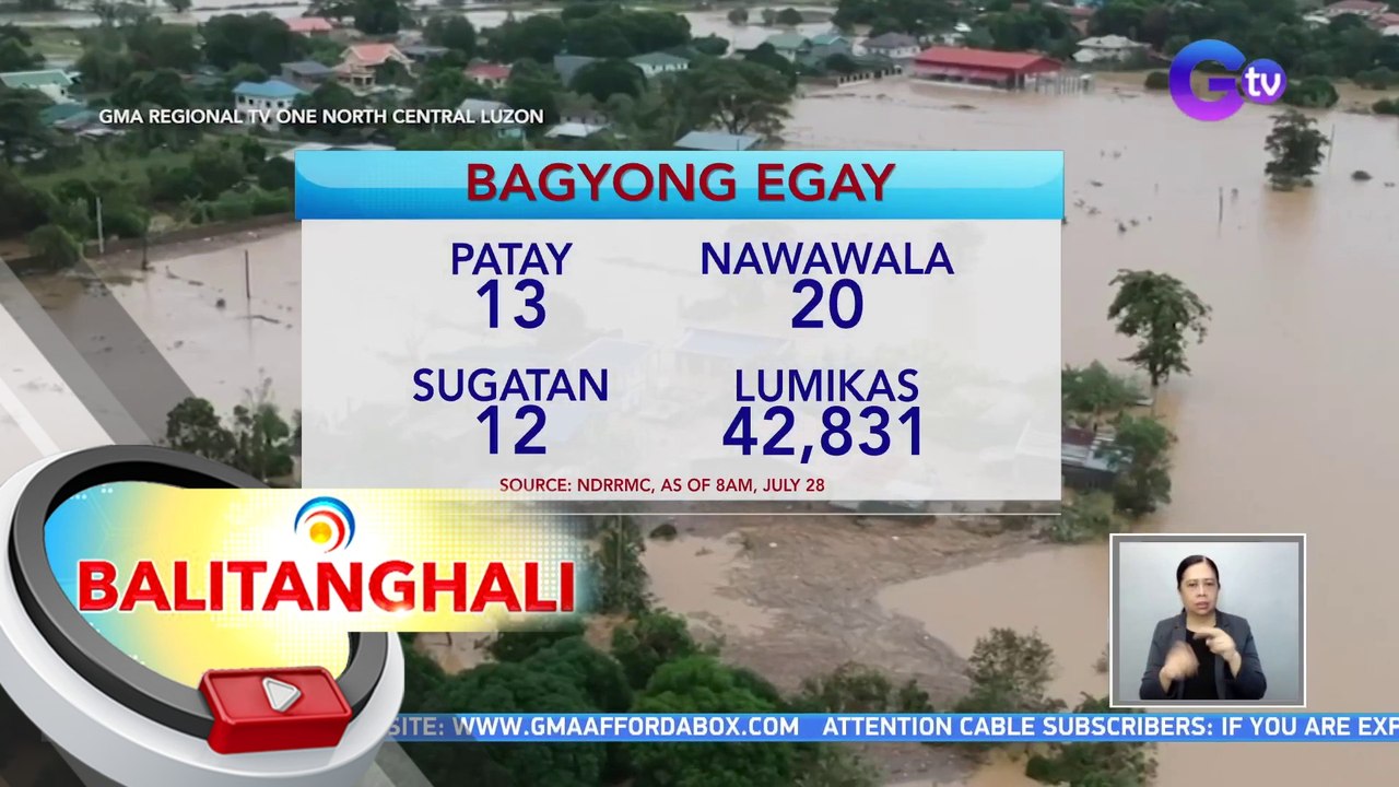 Death toll sa pananalasa ng Bagyong Egay | BT