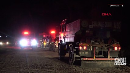 Çanakkale, Balıkesir, Manisa, İzmir ve Antalya'daki orman yangınlarında son durum