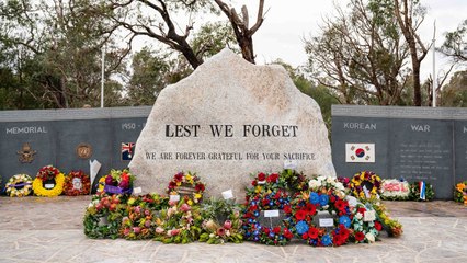 서호주 한국전쟁 참전 기념비 제막식...가평石으로 제작 / YTN