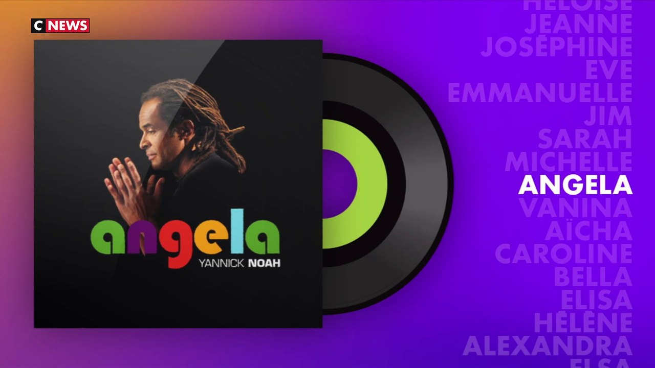 «Angela» de Yannick Noah : Les prénoms en chansons