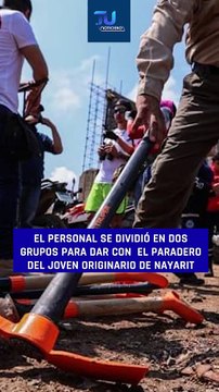 Autoridades y familiares de personas desaparecidas, realizaron un operativo de búsqueda en la barranca de Oblatos para tratar de localizar a Sergio, un joven originario de Nayarit #TuNotiReel