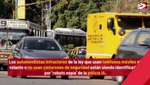 Robots espías de policías ayudan a identificar a automovilistas que violan la ley