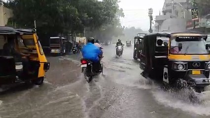 IMD Forecast: अजमेर में शुरू हुई ताबड़तोड़ बरसात, जहां देखो वहां भरा पानी..