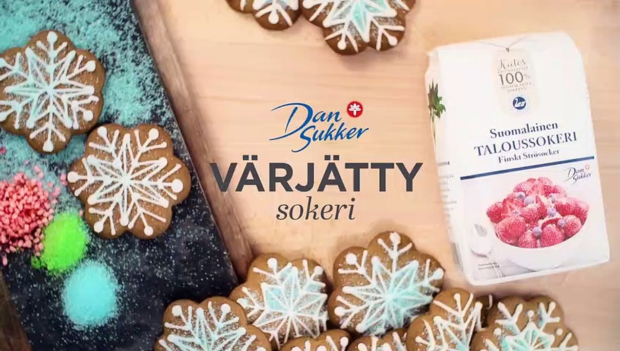 Värjätty sokeri
