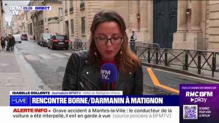 Gérald Darmanin reçu à Matignon ce vendredi matin