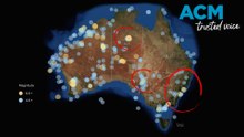 Why do earthquakes hit Australia and where do they cluster?
