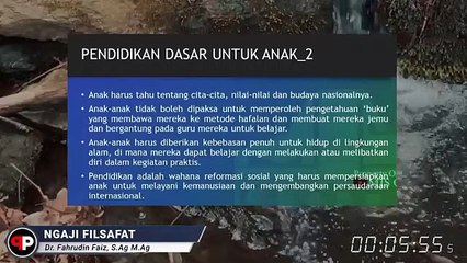 Seraplah Segala Hal di Sekelilingmu Sebagai Keindahan  Ngaji Filsafat Dr Fahrudin Faiz