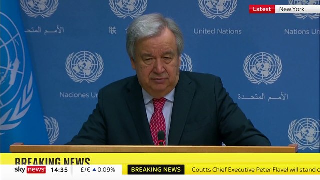 Antonio Guterres: “la era del calentamiento global ha terminado, la era de la ebullición global ha llegado”.