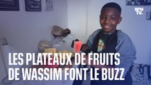 Une journée avec Wassim, le jeune collégien de Bondy qui vend des plateaux de fruits pour se faire de l'argent de poche