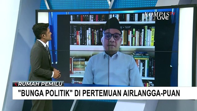 Bunga Merah Kuning di Pertemuan Airlangga-Puan, Kode Koalisi PDIP-Golkar Terbentuk?