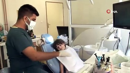 Diyarbakır’da diş cerrahisine fobisi olan çocuklar anestezi yöntemiyle tedavi oluyor