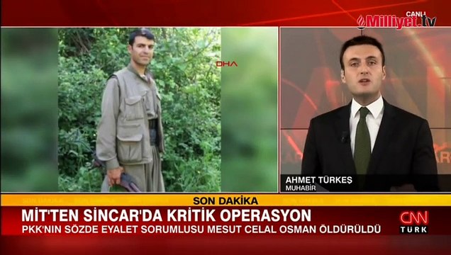 MİT, Sincar'da vurdu! Terör örgütünün sözde sorumlusu etkisiz hale getirildi