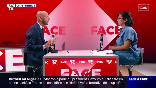 Tensions entre Neïla Latrous et Stanislas Guerini autour de la police sur BFMTV