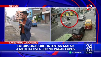 下载视频: SJL: vecinos atemorizados por presencia de mafias que cobran cupos a mototaxistas