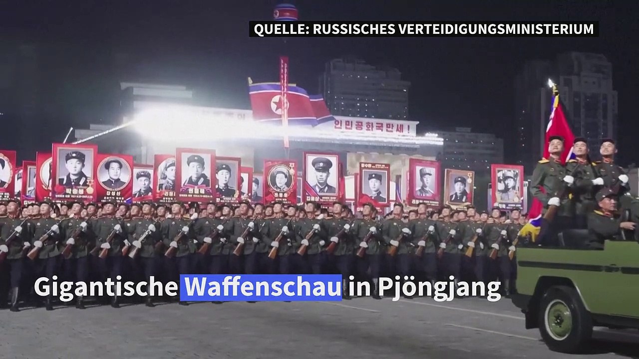 Nordkorea: Schoigu als Ehrengast bei Waffenparade