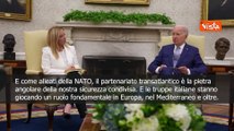 Biden a Meloni: Grazie per sostegno all'Ucraina