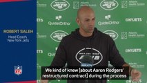 Rodgers' m Jets pay cut says a lot - Saleh