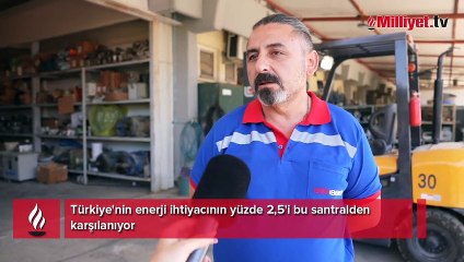 Türkiye'nin enerji ihtiyacının yüzde 2,5'i bu santralden