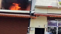 Kilis'te müstakil evin terasındaki odunlukta çıkan yangın söndürüldü