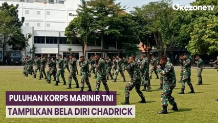 Puluhan Korps Marinir TNI Tampilkan Bela Diri Chadrick