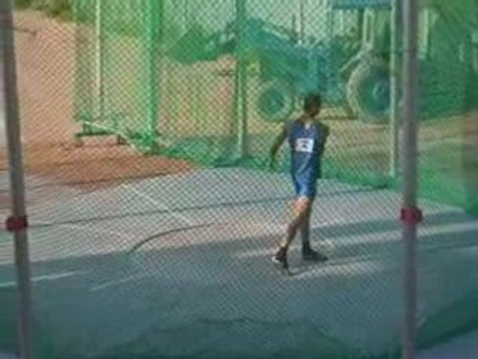 Athlé Mykyta Nesterenko 71m95 lancer disque record monde