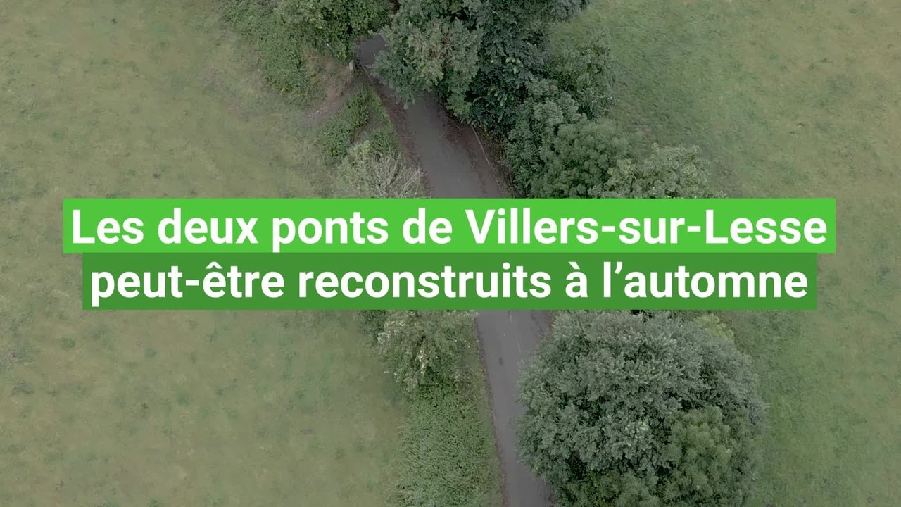 Les ponts de Villers-sur-Lesse seront peut-être reconstruits à l'automne