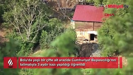 Bolu’da esrarengiz kazı! Define söylentisi... Bölgeye kimse yaklaştırılmıyor
