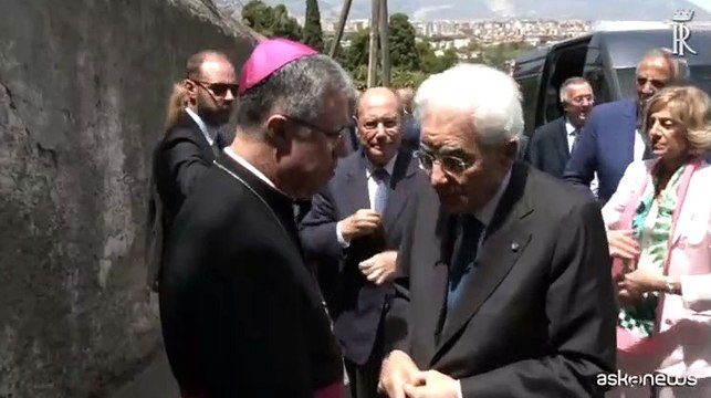 Mattarella a Palermo visita Santa Maria del Ges? incendiata