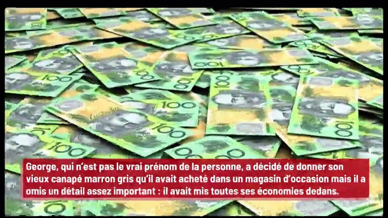 Un homme se débarrasse d’un canapé mais oublie qu’il a caché 18 000 euros dedans