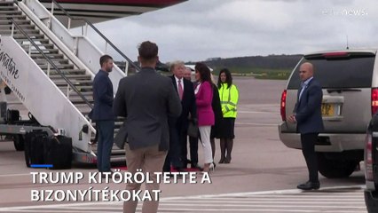 Újabb vádpont Trump ellen: töröltetni akarta floridai birtokának biztonsági felvételeit