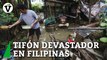 Al menos 13 fallecidos tras el paso del tifón Doksuri por Filipinas