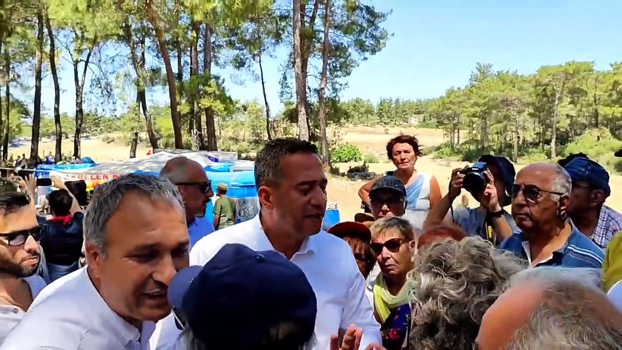 CHP'li Ali Mahir Başarır da Akbelen direnişçilerine parmak salladı: Bana bağırma!