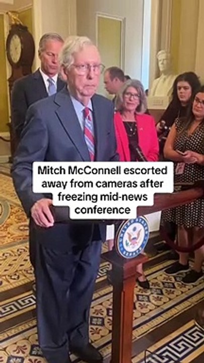 Mitch McConnell freezes