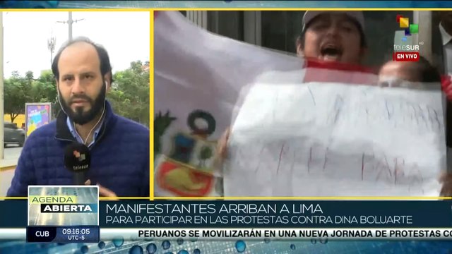 Perú: Organizaciones sociales retoman marcha contra Dina Boluarte