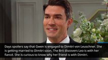 Days of our Lives Spoilers_ Gwen Busts Leo & Dimitri in the Act or Do They Escap