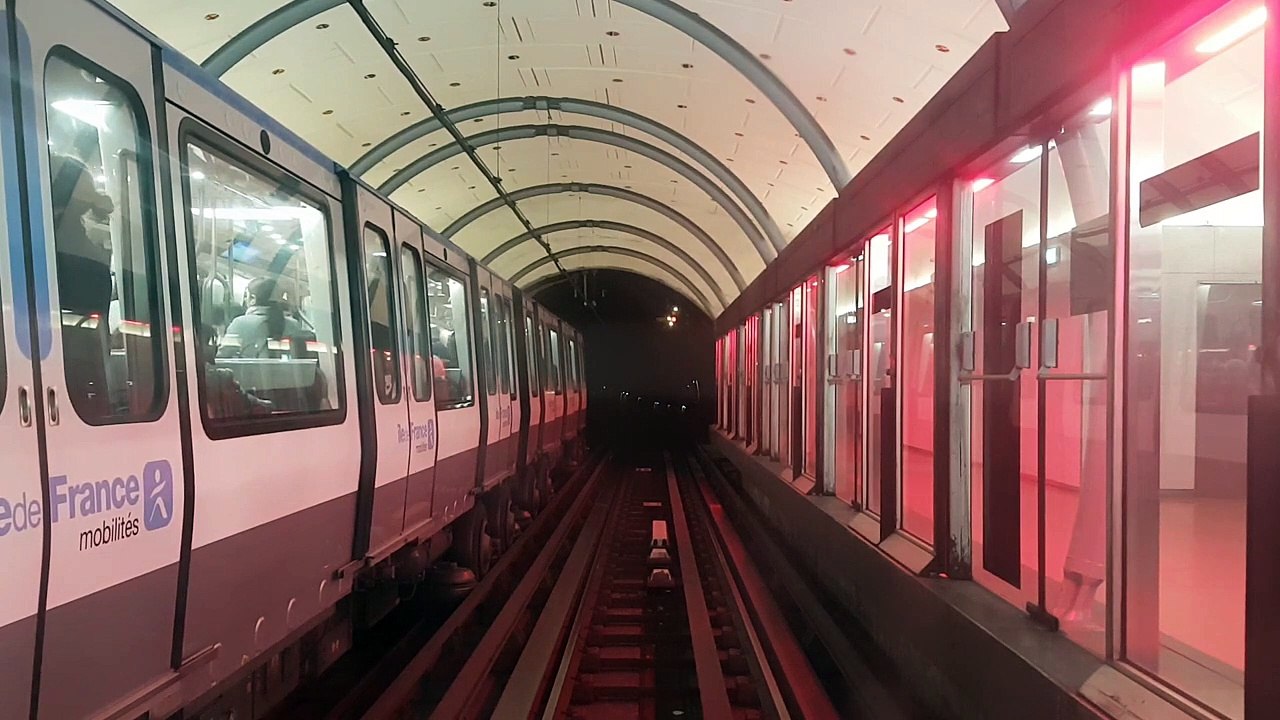 [Cab View] Métro Ligne 14MP89CA RATP _ Mairie de Saint-Ouen➡️Olympiades