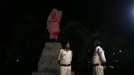 Police deployed for the security of Scindia's statue, know the whole matter