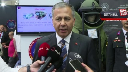 Ali Yerlikaya, IDEF'23 16’ncı Uluslararası Savunma Sanayii Fuarı’nı ziyaret etti