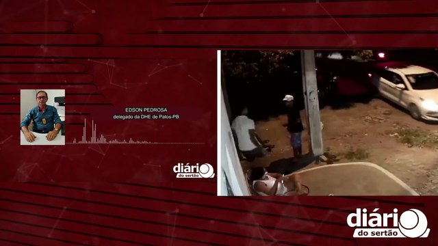 Imagens mostram momento da tripla tentativa de homicídio registrada em Patos; delegado fala sobre caso