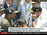 La Guaira | Entregan Medalla Naval Bicentenaria en su Única Clase a tripulación del Buque ruso