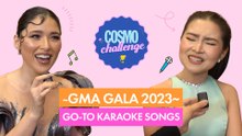 Celebrities Sing Their Go-To Karaoke Song At The GMA Gala 2023 | Cosmo Challenge