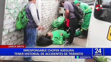 Chosicanos dejarían de transitar por Santa Anita tras accidente contra personal de limpieza